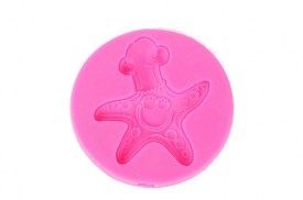 Molde silicona rosa estrella de mar personaje.jpg